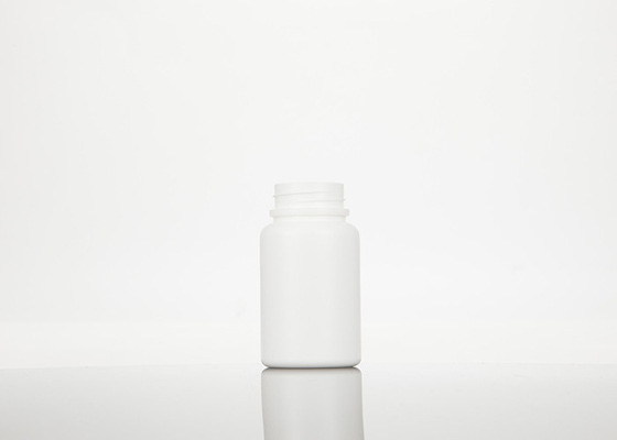White Empty Plastic Medicine Bottles With Screw Cap 30ml 60ml 100ml