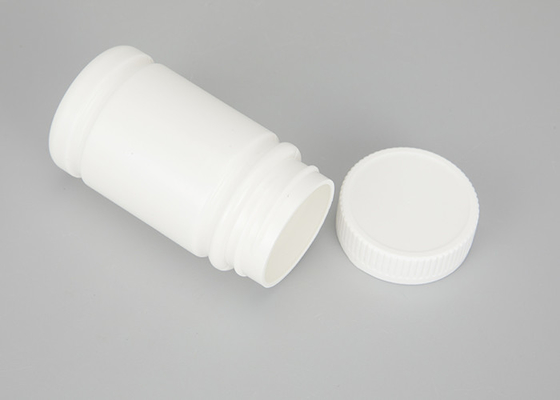 Screw Cap Plastic Pill Bottles 60ml 120ml White For Medicine Chemical