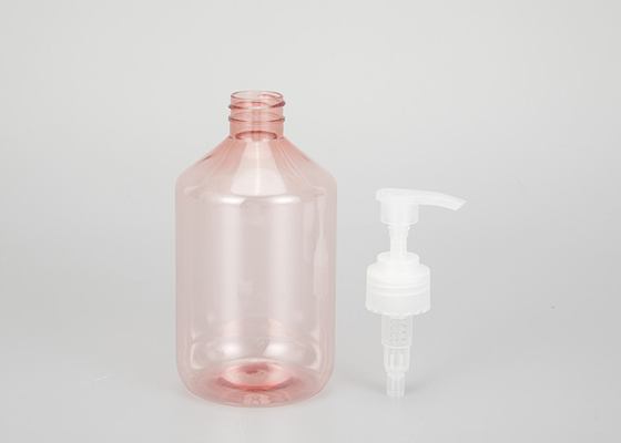 Empty Refillable PET 500ml Shampoo Bottles With Pump