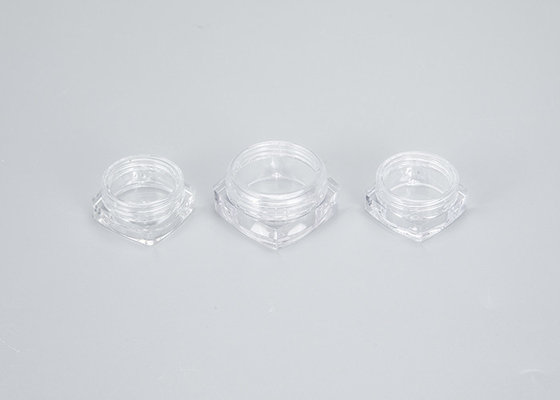 3g 5g 10g Clear Round Travel Jar Pots For Women Creams