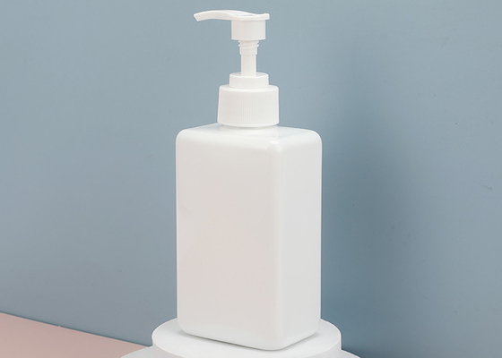 Plastic Pet Lotion Container Custom White Squeeze 330ml Shampoo Airless Pump Bottle