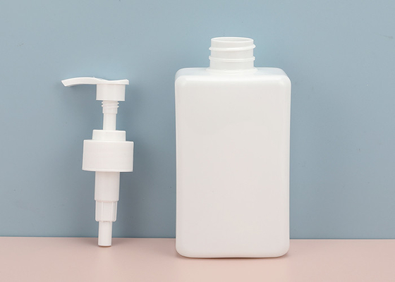 Plastic Pet Lotion Container Custom White Squeeze 330ml Shampoo Airless Pump Bottle