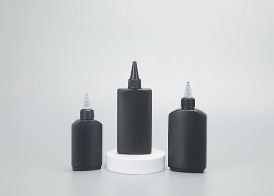 60 120 Ml Black Pet Plastic Tattoo Ink Bottle Squeeze Twist Top Cap Oil Applicator Bottle