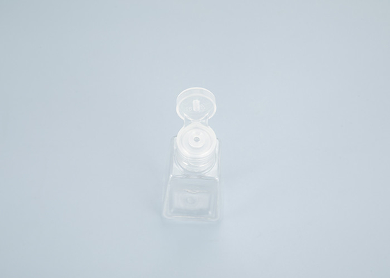 30ml PET Small Antibacterial Hand Sanitizer Gel Bottle With Silicone Gel Trapezoidal