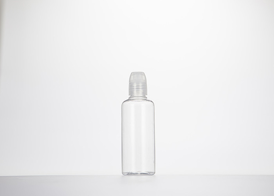Flip Cap Empty Plastic Bottle Container With Clamshell Travel Small