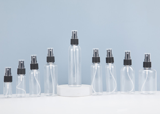 Empty PET Plastic Spray Bottle For Hand Sanitizer Perfumes Cosmetic Fine Mist Sprayer