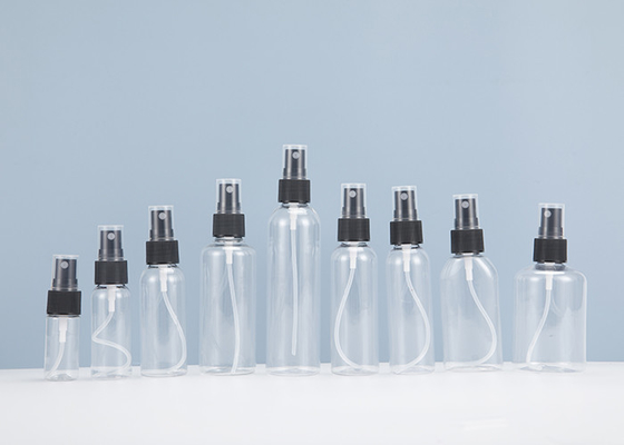 Empty PET Plastic Spray Bottle For Hand Sanitizer Perfumes Cosmetic Fine Mist Sprayer