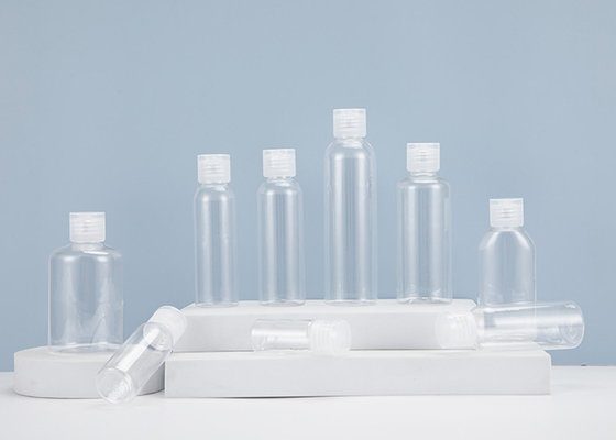 1oz 2oz 3oz 4oz Empty Plastic PET Transparent Bottle Container With Flip Cap