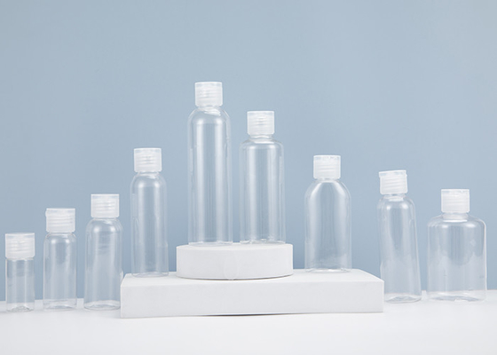 1oz 2oz 3oz 4oz Empty Plastic PET Transparent Bottle Container With Flip Cap