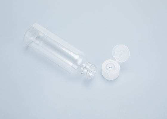 1oz 2oz 3oz 4oz Empty Plastic PET Transparent Bottle Container With Flip Cap