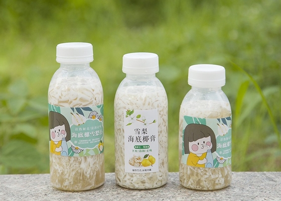 350ml PP Milk Tea Bottles High Temperature Resistant Hot Filling Plastic Bottles