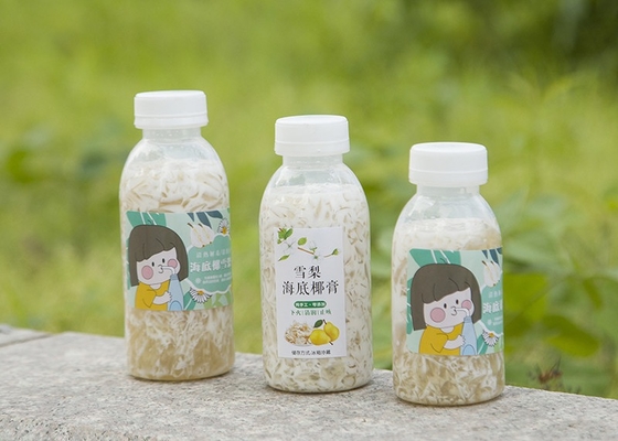 350ml PP Milk Tea Bottles High Temperature Resistant Hot Filling Plastic Bottles