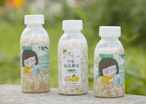 350ml PP Milk Tea Bottles High Temperature Resistant Hot Filling Plastic Bottles
