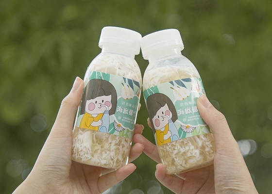 400ml 14oz Soy Milk Tea Bottles Heat Resistant Square Plastic Juice Bottle Juicy