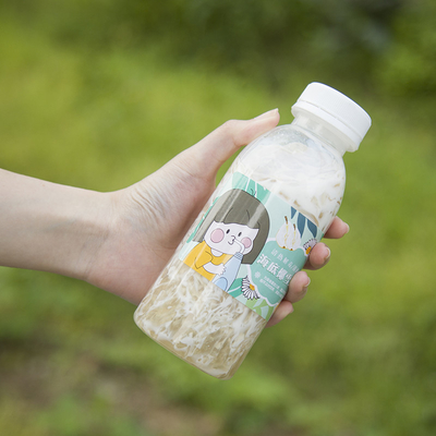 Versatile 250ml Bubble Tea Drink Bottle Medium Size Customized