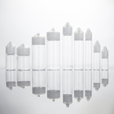 60ml Plastic Screw Top Bottles Tamper Proof PET E Liquid Dropper Bottle