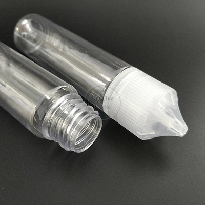 Squeezable 60ml Empty Drop Bottle Food Grade PET Transparent Black Plastic Bottle