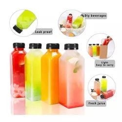 Customized Printing 500ml PET Plastic Water Drinking Bottles For Juice And Beverage