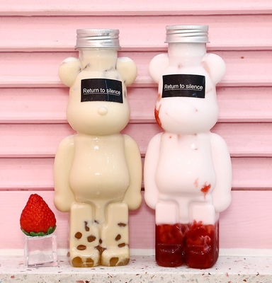 Custom Style Sealed Milk Tea Bottles Durable Plastic Safe Materials Multi Function