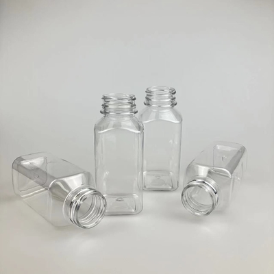 Customized Empty Plastic Juice Bottles 250ml 2oz