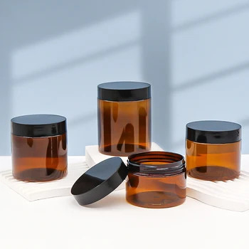 Customized 80ml Plastic Cosmetic Jar Container For Makeup And Skincare Products