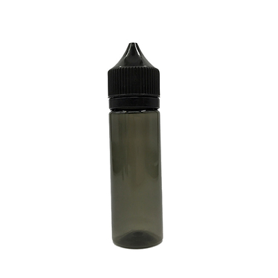 Dropper bottle (Transparent Blue) REUSABLE, Child Resistant Cap, Easy Drip Tip Applicator Dropper Bottles with Squeeze D