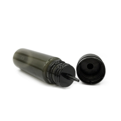 Dropper bottle (Transparent Blue) REUSABLE, Child Resistant Cap, Easy Drip Tip Applicator Dropper Bottles with Squeeze D