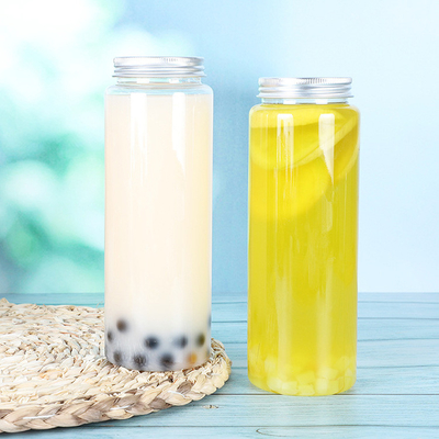 Square Bubble Tea Jugs Screw On Lid For Bubble Tea Distributors
