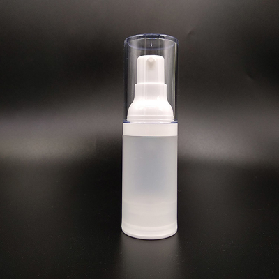 Round 30ml Plastic Cosmetic Containers Synthetic Liquid Dispensers Flip Top Closure Type
