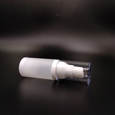 Round 30ml Plastic Cosmetic Containers Synthetic Liquid Dispensers Flip Top Closure Type