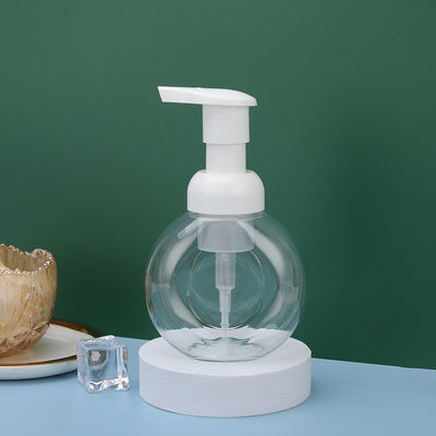 PET Foam Dispensing Bottle White Refillable Container Designed for Dispensing of Foam Soap Sanitizer and Cleaning Liquids