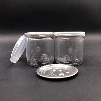 100ml Plastic Cookie Jar For Food With Pull Up Ring