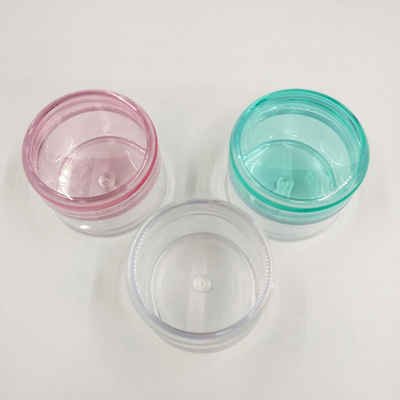 2g 3g 5g Cosmetic Sample Empty Container Plastic Clear Cosmetic Pot Jars With Lids