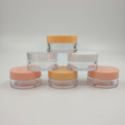Customized Plastic Cosmetic Jar 10ml 15ml 30ml 60ml 80ml 100ml 120ml 150ml Smooth Surface