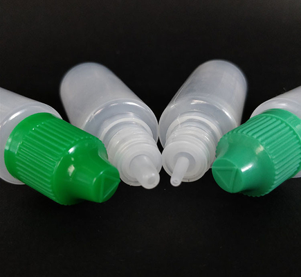 Liquid Dispensing Plastic Dropper Bottles with Smooth Surface