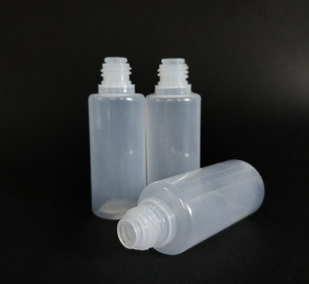 Customize Plastic Dropper Bottles in Transparent Black with Screw Cap