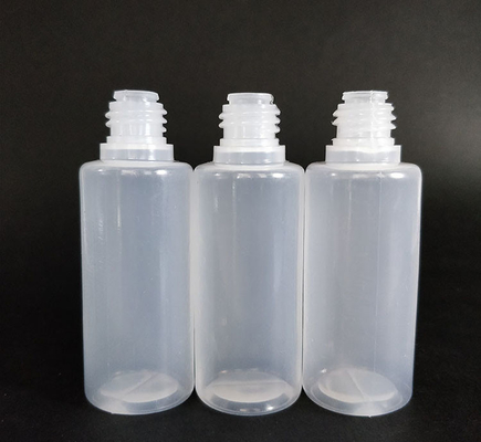 Customize Plastic Dropper Bottles in Transparent Black with Screw Cap
