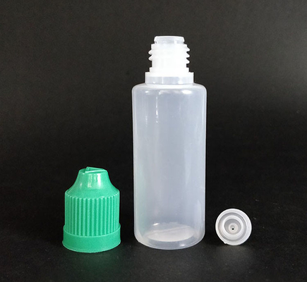 Customize Plastic Dropper Bottles in Transparent Black with Screw Cap