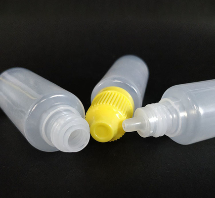 Customize Plastic Dropper Bottles in Transparent Black with Screw Cap