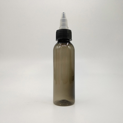 Customized Label Panel Plastic Screw Top Bottles For Liquid Packaging