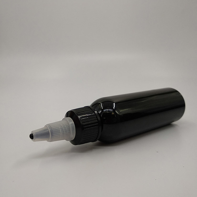 Customized Label Panel Plastic Screw Top Bottles For Liquid Packaging