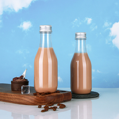 Handle Milk Tea Bottles With 120ml 250ml 350ml 500ml Capacity 0.5kg Weight