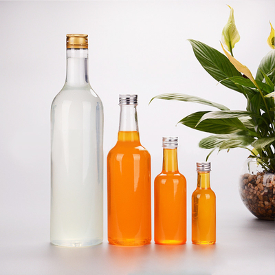 Custom 200Ml Transparent Round Empty Plastic Liquor Wine Whisky Vodka Tequila Bottle With Cap