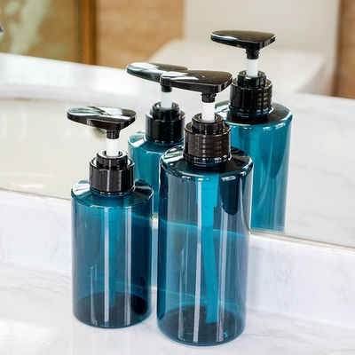 Round Plastic Lotion Bottles Featuring Durable PET Body Material and Plastic UV Electroplated Cap Suitable for Skincare Products