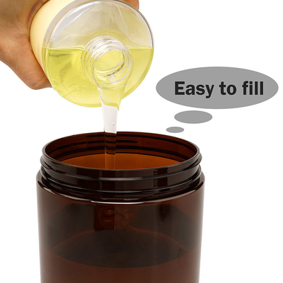 Lightweight and Sturdy Polymer Cream Containers with Flip-top Closure