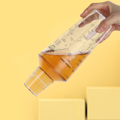 Clear Square Customizable Milk Tea Bottles For Tea Business Expansion