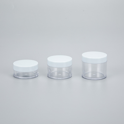 Customized Logo Plastic Cosmetic Jar with Smooth Surface and Customized Printing