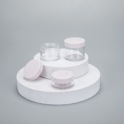 Customized Logo Plastic Cosmetic Jar with Smooth Surface and Customized Printing