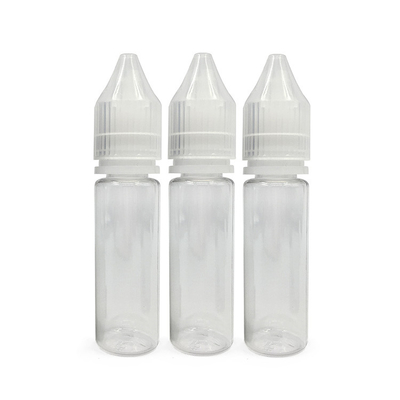 15 ml PET Plastic Bottles For Essential Oil Juice With Bottle Cap Sealer