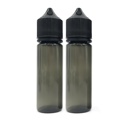 50 ml Squeezable Liquid PET Dropper Bottle With Black Or White Lid/Cap